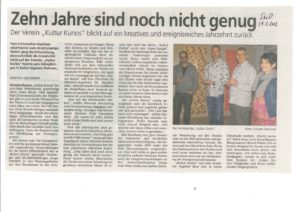 Aus dem Metzinger Volksblatt